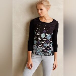 { Anthropologie } Michelle Morin Swan Tableau Sweater